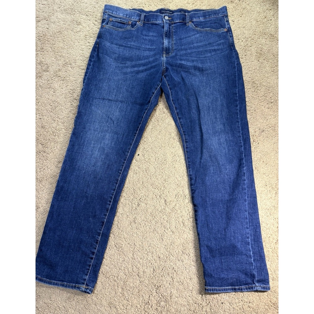 Lucky Brand 410 Athletic Straight Men's Jeans 38/32 Blue Denim Hi-Rise Preppy